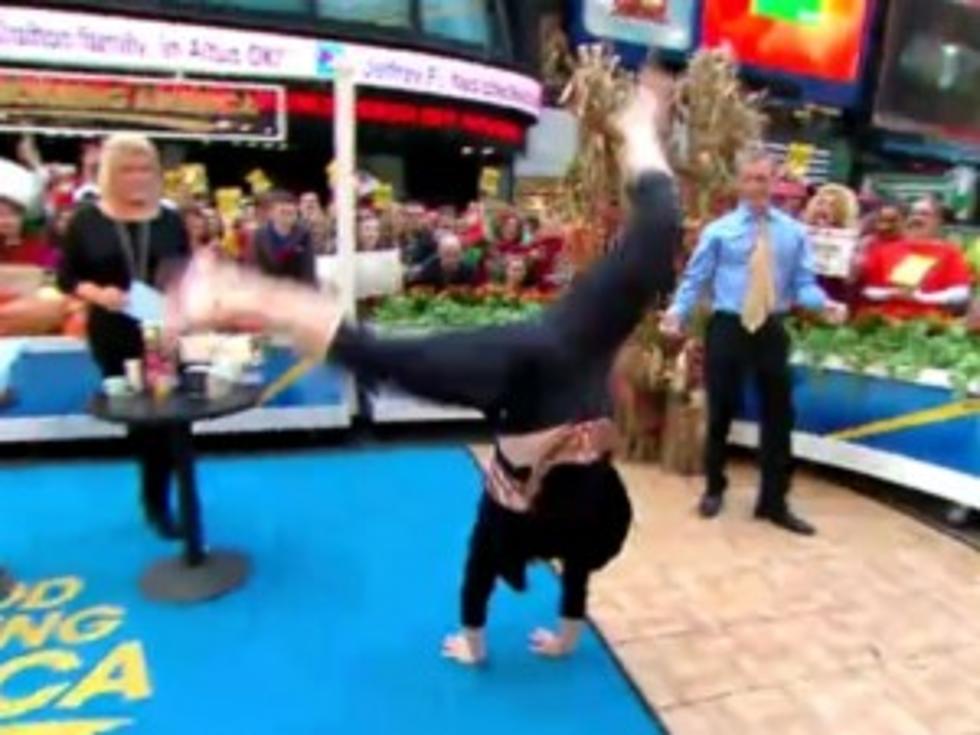 Nancy Grace Does a Spectacular Cartwheel on &#8216;GMA&#8217; [VIDEO]