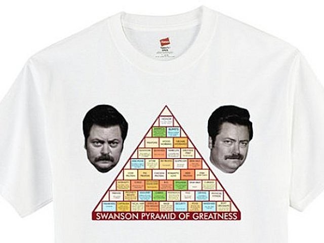 Parks and Recreation, Ron Swanson, Pyramid of Greatness