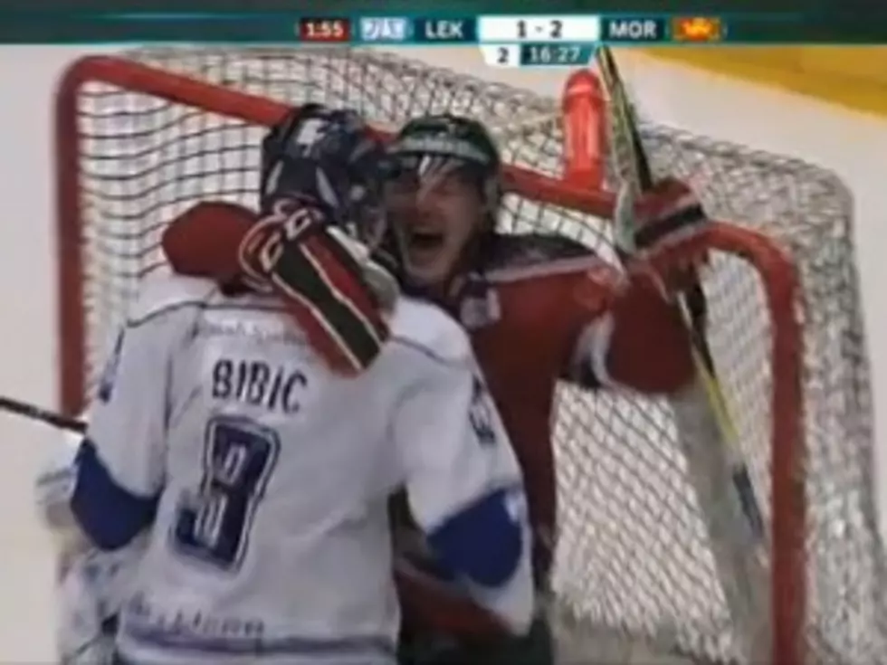 Hockey Player&#8217;s Hug Gets Surprising Reaction [VIDEO]