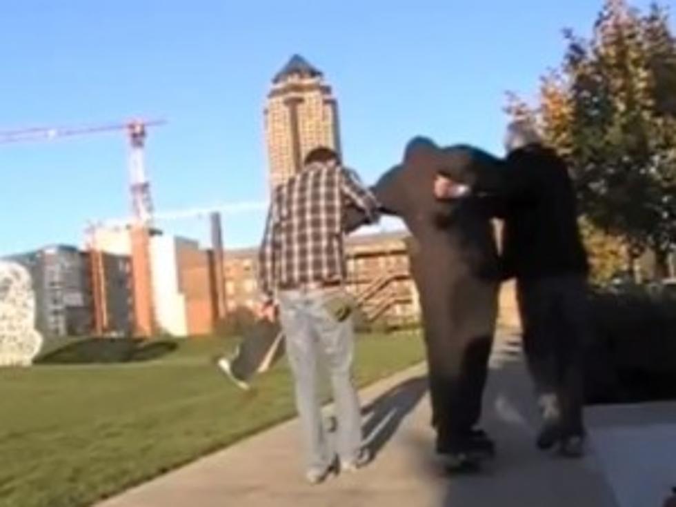 Considerate Skateboarders Give Homeless Man a Ride [VIDEO]