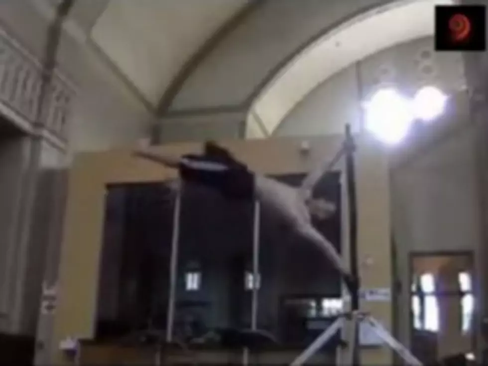Gymnast Moonwalks in Midair [VIDEO]