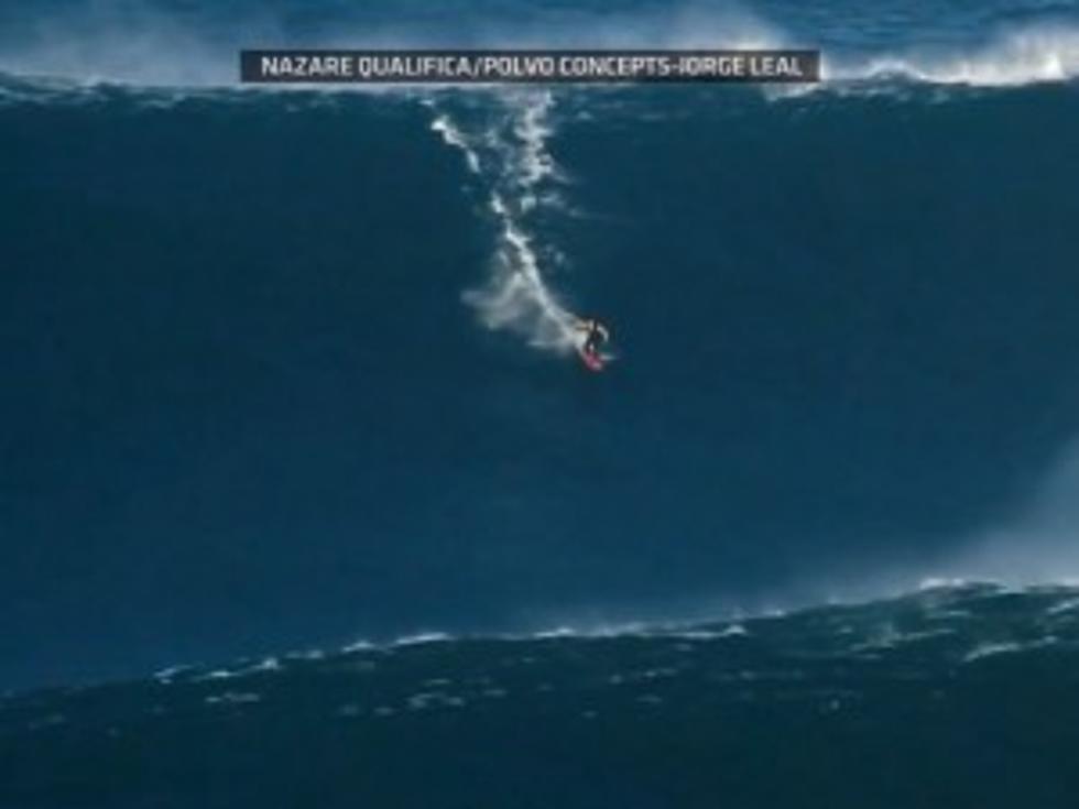 Garrett McNamara Surfs Record Breaking 90-Foot Wave [VIDEO]