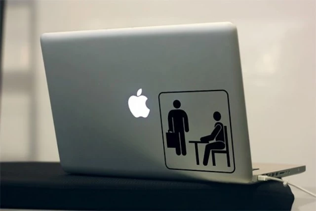 The Office, laptop, computer, Macbook, decal, sticker