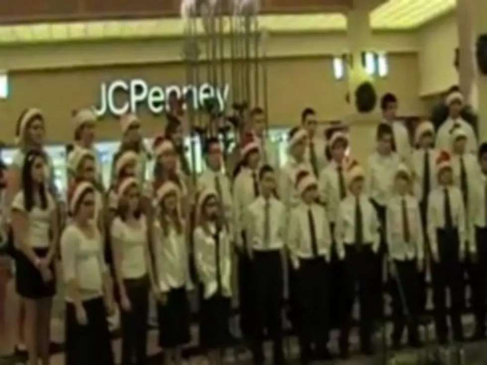 Ho-Ho-Whoa! Riser Hilariously Collapses During School Choir Performance [VIDEO]