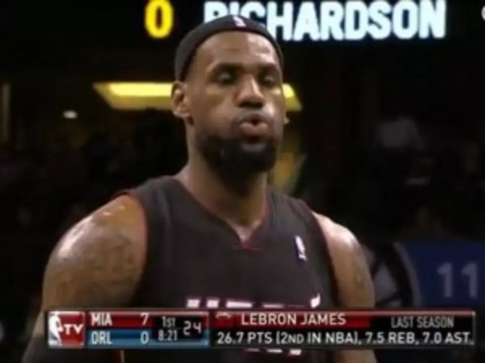 LeBron James&#8217; Foul Shot Airball Delights Haters [VIDEO]
