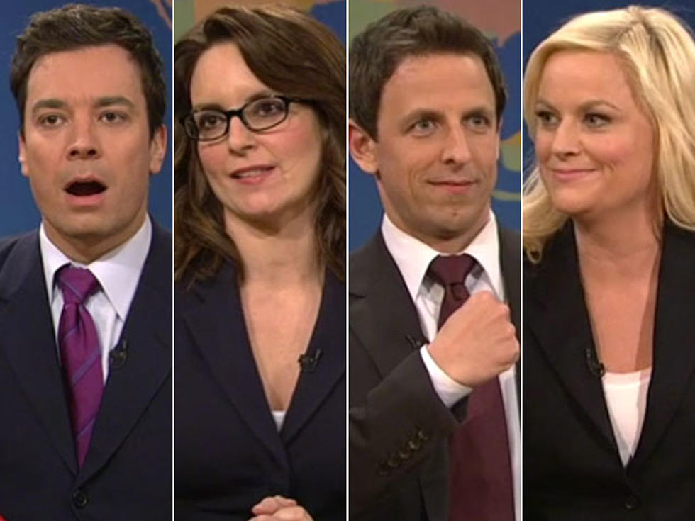 Jimmy Fallon and Tina Fey &#8216;Joke Off&#8217; Against Amy Poehler and Weekend Update&#8217;s Seth Meyers on &#8216;SNL&#8217; [VIDEO]
