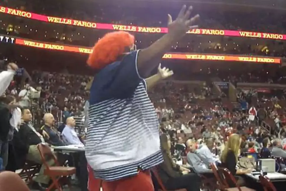 Jolly Philadelphia 76ers Fan Busts Out &#8216;The Goonies&#8217; &#8216;Truffle Shuffle&#8217; [VIDEO]