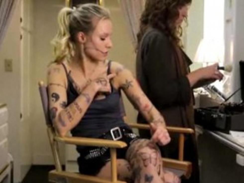 Shocker! Clean Cut Kristen Bell Has Over 200 Tattoos [VIDEO]