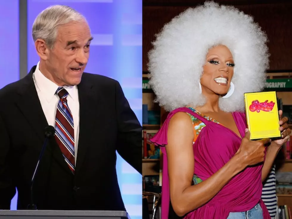 RuPaul Wants to Make Sure You Don&#8217;t Confuse Him/Her With Ron Paul [VIDEO]