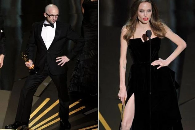  Angelina Jolie was spending an awful lot of time flaunting her right leg 
