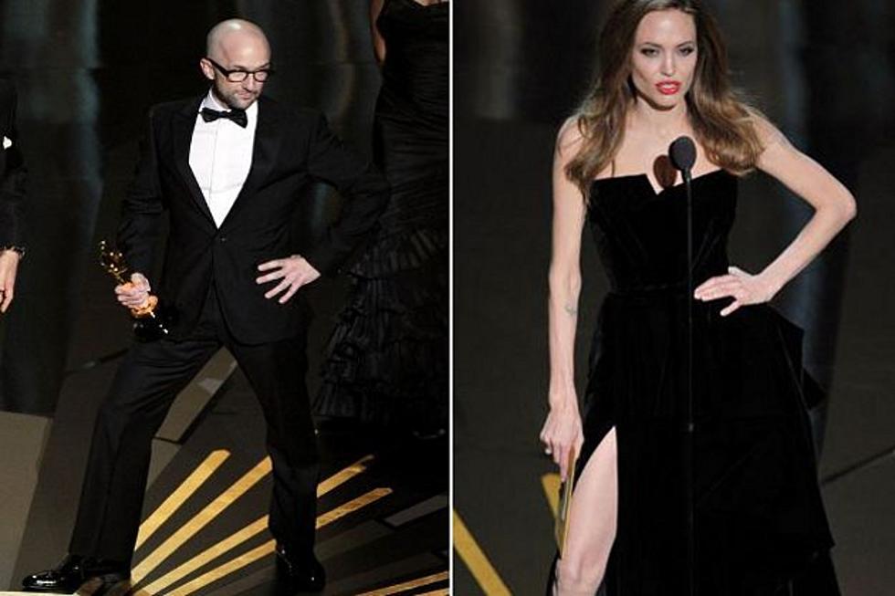 &#8216;Descendants&#8217; Screenwriter Jim Rash Mocked Angelina Jolie&#8217;s Leg At the Oscars