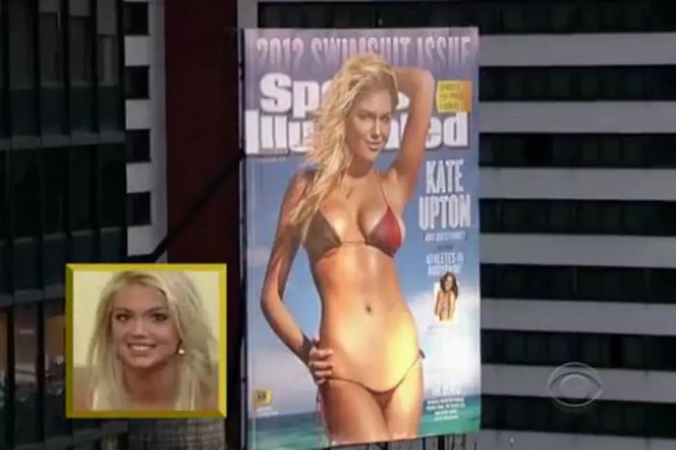 Kate Upton Revealed as 2012 Sports Illustrated Swimsuit Model on &#8216;Letterman&#8217;