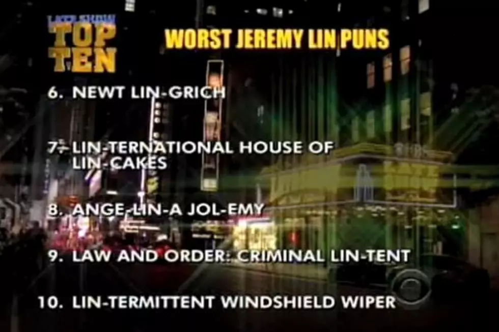 David Letterman Tackles the Worst Jeremy Lin Puns