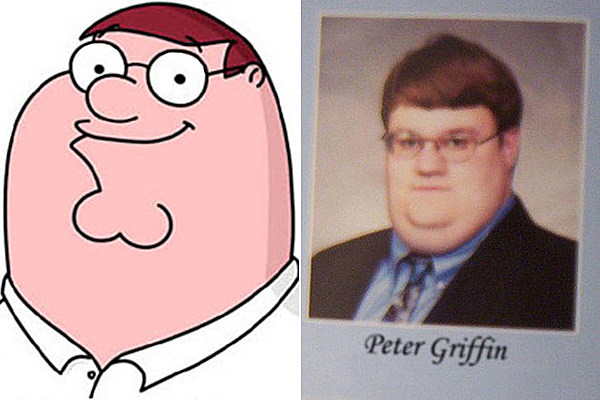 10 Greatest &#39;Family Guy&#39; Look-alikes