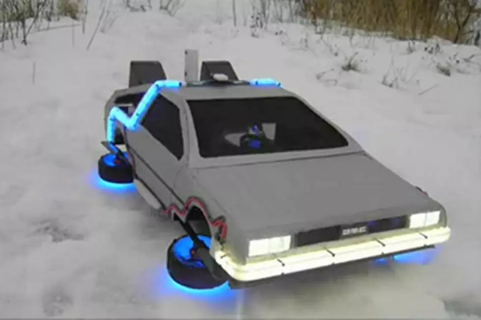 Russian Geniuses Build Real Flying &#8216;Back to the Future&#8217; DeLorean