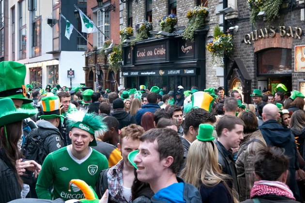 St. Patrick's Day party in Dublin