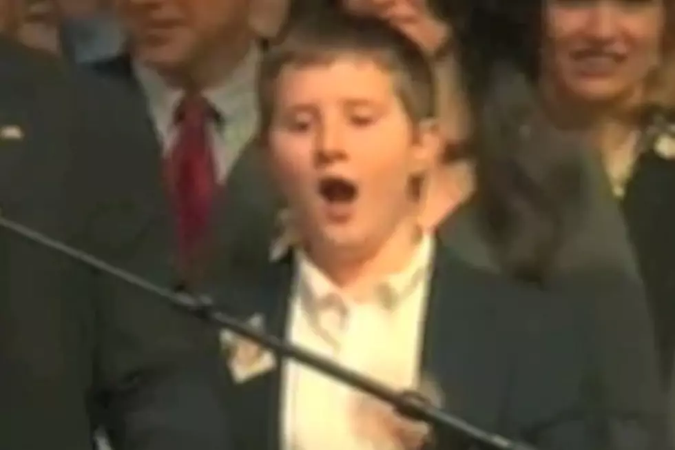 Rick Santorum&#8217;s Son Caught Yawning Up a Storm During Dad&#8217;s Super Tuesday Speech