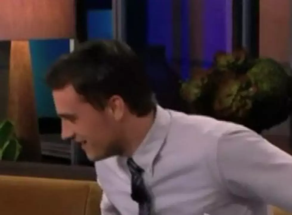 Leno Makes &#8216;Hunger Games&#8217; Star Josh Hutcherson Relive His Opening Pitch Fail