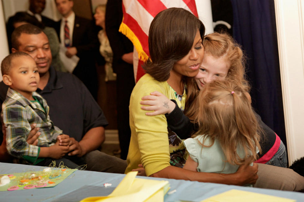 Michelle Obama and &#8216;First Dog&#8217; Bo Give Military Families an Easter Surprise
