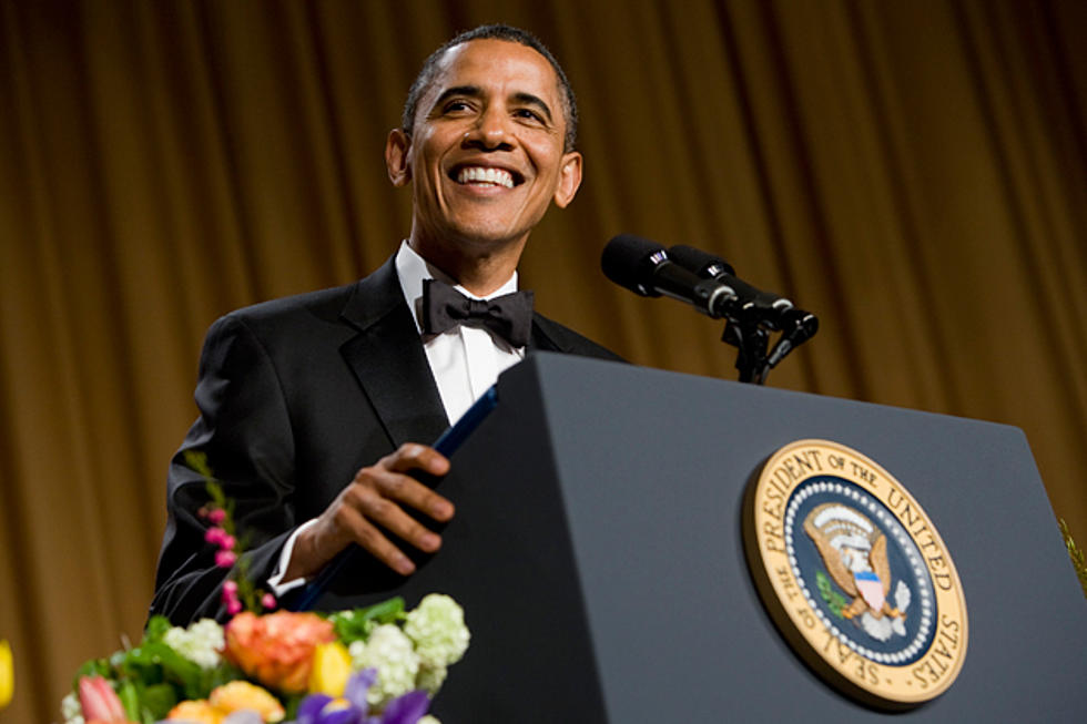 President Barack Obama Forgot His Mic Was on at the White House Correspondents&#8217; Dinner