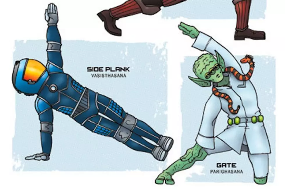 Learn Yoga the Way the Geek Gods Intended, From Zombies, Aliens and Pirates