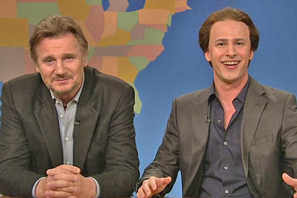Liam Neeson Gets Grilled by Andy Samberg&#8217;s Nic Cage Alter Ego on &#8216;SNL&#8217;