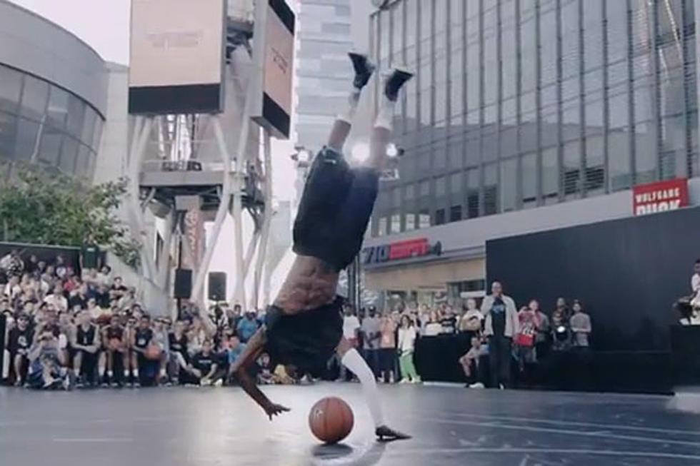 Watch Jus Fly Dunk a Basketball Like Never Before