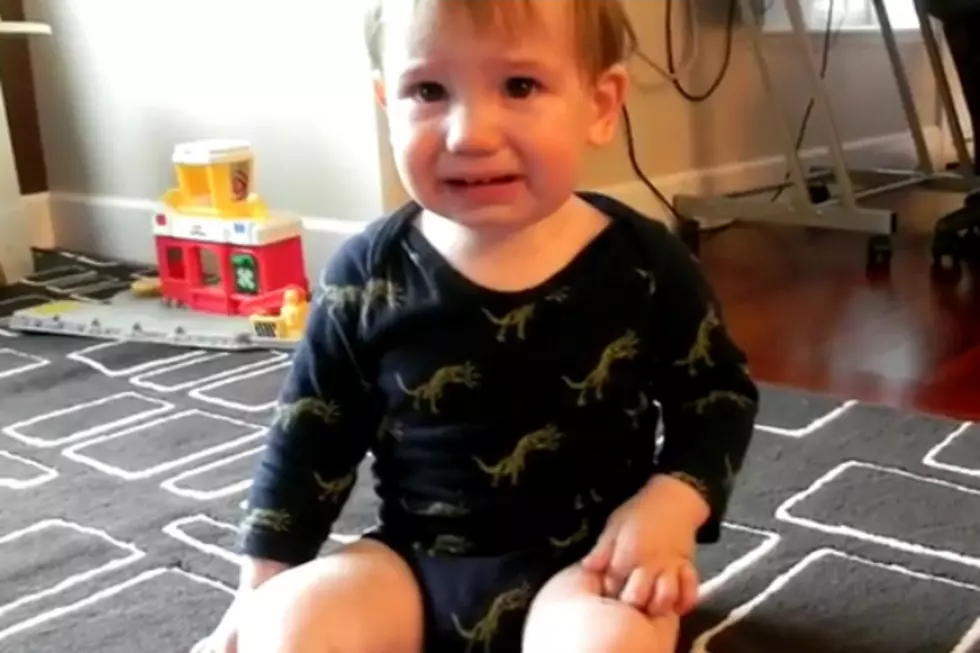 Toddler Really Hates His Temporary Tattoo