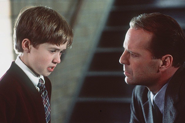 Bruce Willis Stars As Child Psychologist Dr Malcolm Crowe And Haley Joel Osment (L) Star the sixth sense