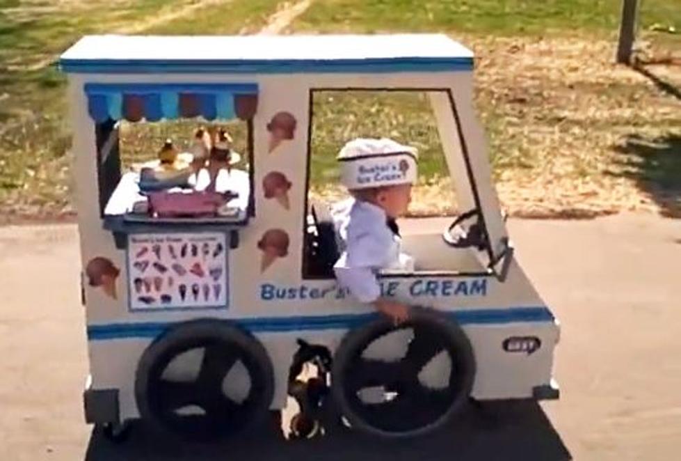 Dad Makes Amazing Ice Cream Truck Costume For Wheelchair-Bound Son