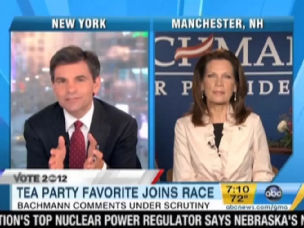 George Stephanopoulos Takes Michele Bachmann to Task for Founding Fathers Comment