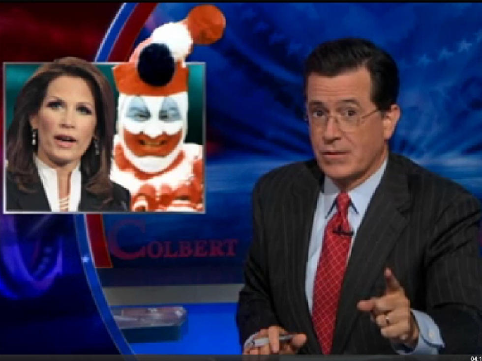 Stephen Colbert Comes to Michele Bachmann&#8217;s Defense Over John Wayne Gacy Gaffe [VIDEO]