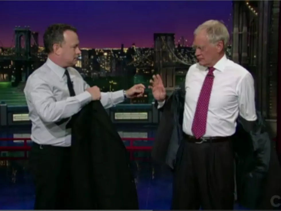 Tom Hanks and David Letterman Swap Outfits [VIDEO]
