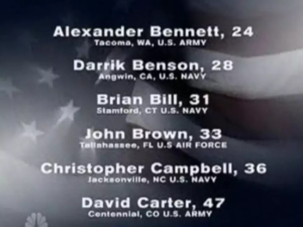 Pentagon Releases Names of 30 Troops Killed in Afghan Helicopter Crash [VIDEO]