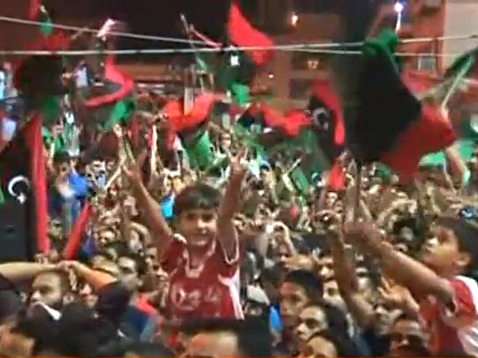 Celebrations Erupt as Libyan Rebels Sweep Into Tripoli [VIDEO]