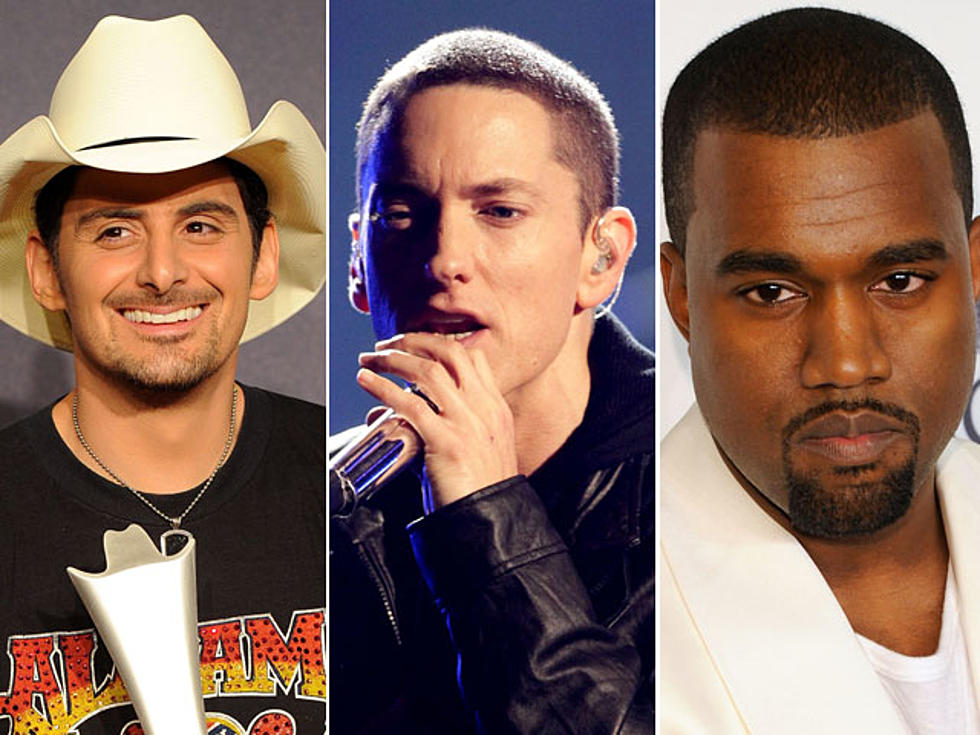Brad Paisley Is Inspired By Eminem and Kanye West