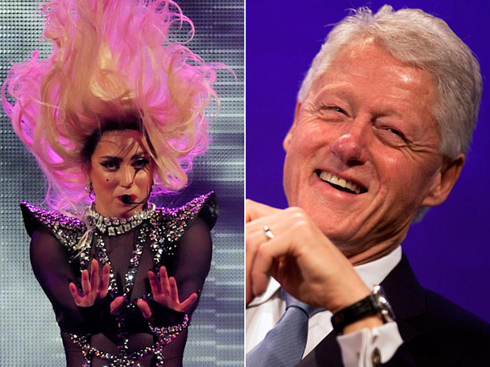Lady Gaga Serenades Bill Clinton at Concert Celebrating His Foundation [VIDEO]
