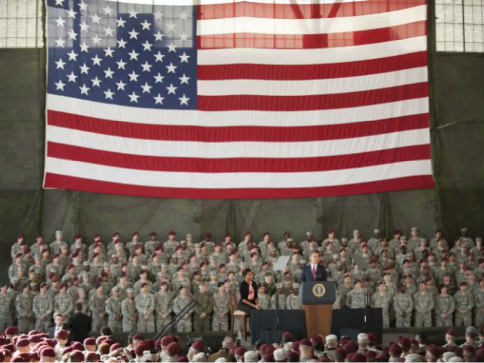 President Welcomes US Soldiers Home After 8 Years of War [PICTURES, VIDEO]