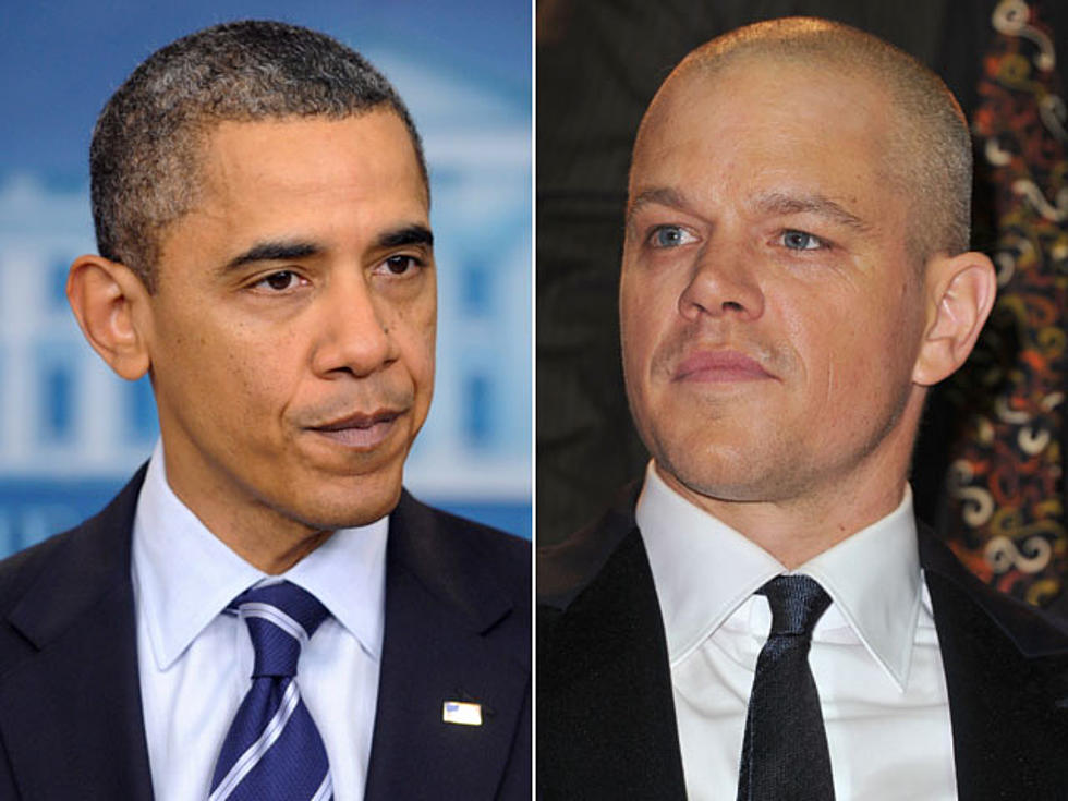 President Obama vs. Matt Damon — Who Has Bigger Cajones?