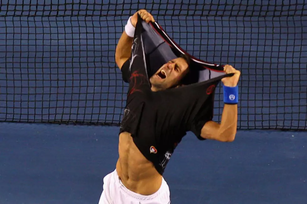 Tennis Pro Novak Djokovic Really Doesn&#8217;t Like to Wear Shirts – Hunk of the Day [PICTURES, VIDEO]