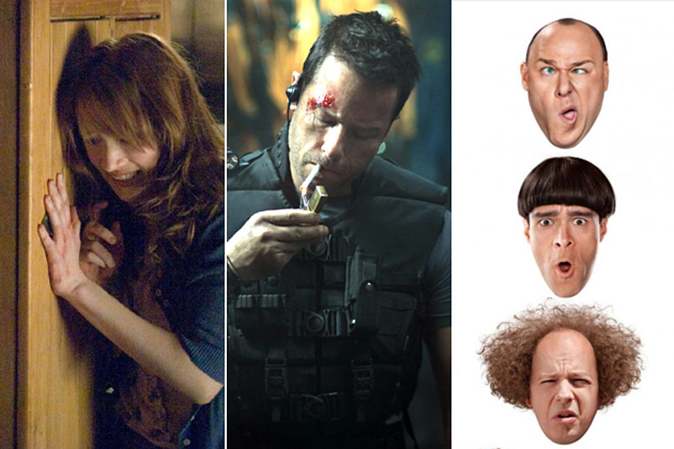 New Movie Releases — &#8216;The Cabin in the Woods,&#8217; &#8216;Lockout&#8217; and &#8216;The Three Stooges&#8217; [VIDEOS]