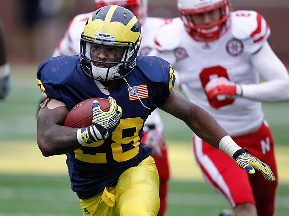 Michigan RB Toussaint Suspended for Game Against Alabama