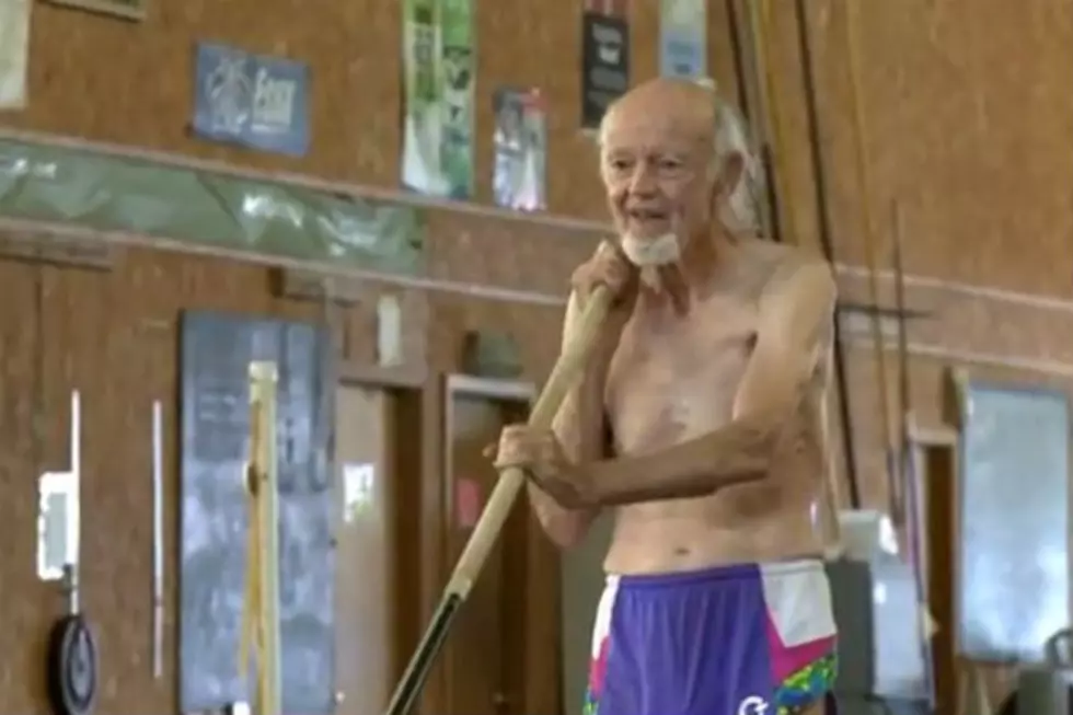 Producer Joe Challenged To Beat 90-Year Old Man&#8217;s Pole Vault Record [FBHW]