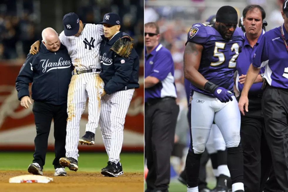 Which Player&#8217;s Injury Is More Significant, Ray Lewis or Derek Jeter? — Sports Survey of the Day