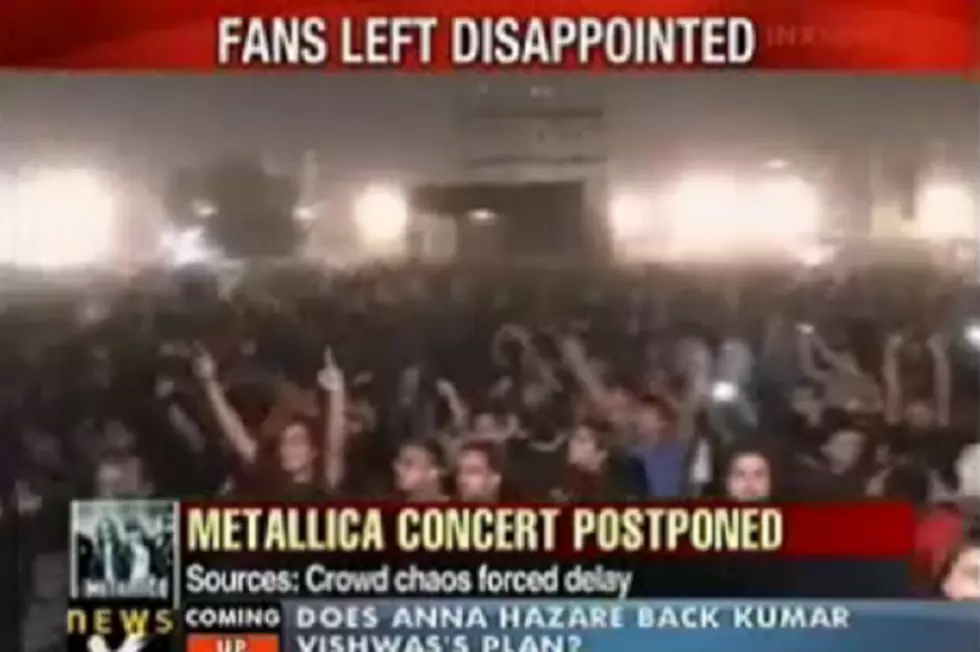 Metallica Fans Riot Following Cancelled Concert