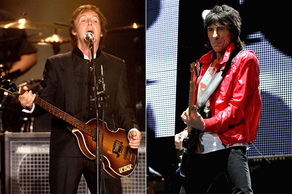 Paul McCartney Joined by Ron Wood at Three-Hour London Concert