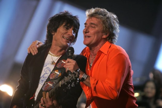Rod-Stewart and Ron-Wood