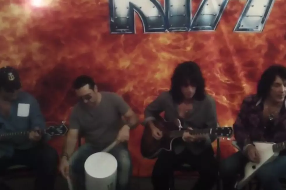 Kiss Perform Stripped-Down Set For Meet-and-Greet Fans