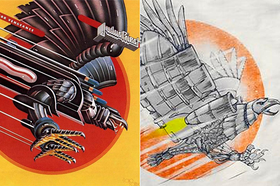 Was Judas Priest&#8217;s &#8216;Screaming for Vengeance&#8217; Album Cover Stolen by the Gap?