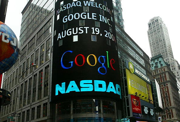 Google celebra diez años en Wall Street con una rentabilidad del 1.300% 2